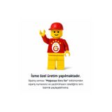 TUĞXDESİGN Taraftar Tuğla Adam Gs Galatasaray Figür 16-17 cm – Kişiye Özel İsim Baskılı Dekoratif Biblo brick lego