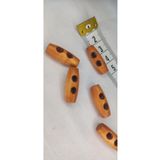 Tuhafiş 2.5 cm. 7 adet Ağaç Çoban düğme her renk ceket mont hırka kaban için olur