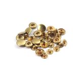 tuhafiyecimiz 15mm Mont Çıtçıt (alfa) 100 Adet (nikel, antik Sarı, Bronz Veya Siyah) Altın