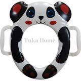 Tuka Home Kırmızı Panda Desenli Klozet Aparatı Bebek Lazımlık