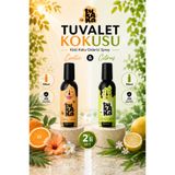 TUKAKA Tuvalet Öncesi Koku Giderici Sprey - Tuvalet Kokusu - 150 ml 2'li Set (Exotic & Citrus)