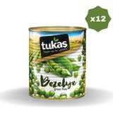 Tukaş Bezelye 830GR - (12 Adet) - 830 gr