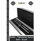 #Tükenmezkalem Lüks Ofis Hediyelik Şık Tasarım Profesyonel İmza Kalemi Roller Tükenmez Kalem Seti Siyah