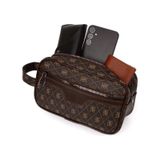 Tuldar Erkek Deri Portföy Clutch Traş Kozmetik Bakım Ve Günlük El Çantası Tul374 Kahverengi