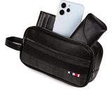 Tuldar Erkek Siyah Deri Portföy Clutch Traş Kozmetik Bakım Ve Günlük El Çantası (14X24CM) tul234 - 031-Siyah - -Ebatları - -Boy: 24 cm -En: 14 cm -Genişlik: 8 cm