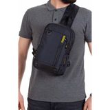 Tuldar Unisex Siyah Suya Dayanaklı Kumaş Çapraz Göğüs ve Omuz Çantası tul302 - 000-Siyah