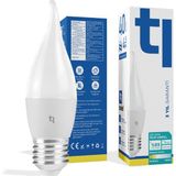 Tuled Redeem C37A E27 Mum Ampul, Titreşimsiz, Göz Konforu, 494 Lümen, Ilık Beyaz, 3000 Kelvin - 40 - 50 W