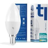 Tuled Redeem C37S E14 Mum Ampul, Titreşimsiz, Göz Konforu, 510 Lümen, Soğuk Beyaz, 6500 Kelvin - 40 - 50 W