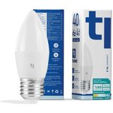 Tuled Redeem C37S E27 Mum Ampul, Titreşimsiz, Göz Konforu, 525 Lümen, Parlak Beyaz, 5700 Kelvin