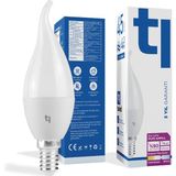 Tuled Redeem Plus C37A E14 Mum Ampul, Titreşimsiz, Göz Konforu, 610 Lümen, Beyazı, 5000 Kelvin - Kırık Beyaz - 40 - 50 W