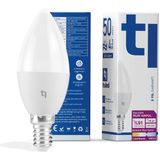 Tuled Redeem Plus C37S E14 Mum Ampul, Titreşimsiz, Göz Konforu, 621 Lümen, Beyazı, 5000 Kelvin - Kırık Beyaz - 40 - 50 W