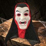 TÜLLÜ VAMPİR MASKESİ CADILAR BAYRAMI KORKU MASKESİ VAMPIRE HALLOWEEN MASK EĞLENCE KORKU MASKESİ