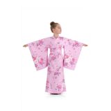 Tülü Akkoç Pembe Japon Kız Çocuk Kimono Kostümü