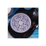 Tulu Porselen Klasik 6 Adet 19 cm Pasta Tabağı - DB0775