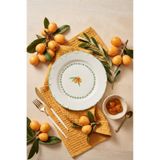 TULU PORSELEN ZESTA 19 CM PORSELEN PASTA TABAĞI DIGITAL DEKOR 6'LI
