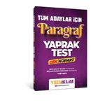 Tüm Adaylar İçin Paragraf Çek Kopart Yaprak Test - Yediiklim Yayınları