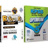 Tüm Adaylar Için Taktiklerle Rasyonel Sayılar Konu Anlatımlı Soru Bankası (Ilyas Güneş) + Lisans Optimum 5 Deneme