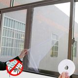 Tüm Cam Pencere Kapılara Uyumlu Çift Kanat Pencere Sinekliği (4604)