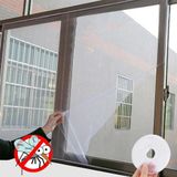 Tüm Cam Pencere Kapılara Uyumlu Çift Kanat Pencere Sinekliği (5545)
