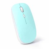 Tüm Cihazlara Uyumlu Bluetooth Mouse Şarjlı Batarya Usb Dongle Ve Şarj Kablosu Dahil Turkuaz