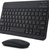 Tüm Cihazlara Uyumlu Kablosuz Bluetooth Klavye ve Mause Seti Tablet Telefon iPad Samsung Galaxy Honor Redmi Lenovo Siyah