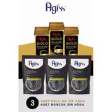 Tüm Ciltler İçin Gold Roll-On Ağda Ve Kömür Boncuk Ağda Seti - 3’Lü Roll-On + 3’Lü Boncuk Sir Ağda