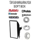 Tüm Flaş Markalarına Uygun Softbox ( MULTİBLİTZ , HENSEL , BRONCOLOR , PROFOTO , ELİNCHROM,BOWENS )