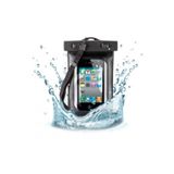 Tüm Modellere Uymlu Yüzen Su Geçirmez Telefon Kılıf Boyun Askılı Sualtı Kayak Waterproof siyah