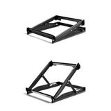 Tüm Modellerle Uyumlu Çelik 5 Açıda Kolay Ayarlanır Notebook Laptop Standı Yükseltici Altlık (Siyah)