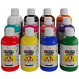 Tüm Renkler Parmak Boyası 12'li Set 12x250gr