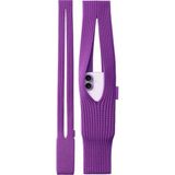 Tüm Telefonlarla Uyumlu 80 cm Phone Pocket Premium Örgü Telefon Askısı | 3D Esnek Tasarım (Mor)