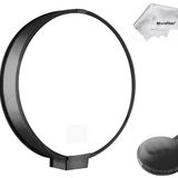 Tüm Tepe Kafa Flaşı Için 40CM Universal Çember Softbox Yumuşatıcı Canon Nikon Sony Fujifilm Olympus