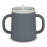 TUM TUM 3 bölmeli içecek bardağı, bebek bardağı - 250 ml, gri