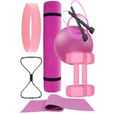 Tüm Vücut Fitnessı İçin İdeal Pilates Seti - Mindere, Dambıla ve Daha Fazlasına Sahip!