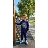 tuma collectıon Erkek Çocuk Eşofman Takımı Sweatshirt Alt Pamuklu İki İplik Mevsimlik Günlük Spor Kombin 3-4-5-6-7 Yaş 1 Beden Büyük Tercih Ediniz