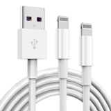 TUMABER 2'li Paket Apple MFi Sertifikalı iPhone Şarj Kablosu 6Ft, Apple Lightning - USB Kablosu Kablosu 6 Ayak, 2.4A Hızlı Şarj, iPhone 14/13/12/11/ X/XS/XR/8/7/6/SE Plus Pro Max Mini için Apple Telefon Uzun