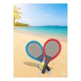 TUMBA'S PLAJ BADMİNTON SETİ Sahil Badminton Badminton Seti 2 Betmintın Raketi 1 Bedminton Topu 1 Top Deniz
