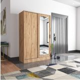 Tumblera Aura Dual Pine Portmanto Vestiyer Ayakkabılık Aynalı 2 Sürgü Kapaklı 120x48 cm