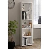 Tumblera Libro Kitaplık 5 Raflı Çok Amaçlı Düzenleyici Raf 160 cm Dekoratif Beyaz