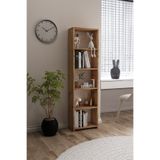 TUMBLERA Libro Pine Kitaplık 5 Raflı Çok Amaçlı Düzenleyici Raf 160 cm Dekoratif Atlantik Çam