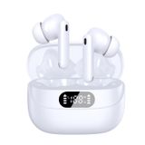 TUMJUN Kablosuz Kulaklıklar, 42H Çalma Süresi Bluetooth 5.3 Kulaklıklar, HiFi Stereo Çağrı Gürültü Önleyici Kulaklıklar, IPX7 Su Geçirmez Stereo Kulak İçi Kulaklık, iOS Android Cep Telefonu için LED