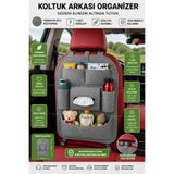 TUMKE Araç İçi Koltuk Arkası Organizer Oto Aksesuarı Bagaj Koltuk Arkası Premium Düzenleyici Otomobil Organizeri
