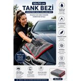 TUMKE Mikrofiber Tank Bezi Yüksek Havlu Araba, Cam, Mutfak ve Banyo Kurulama Bezi Araç Temizleme Bezi 50x70Cm