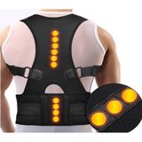 TUMKE Unisex Siyah Manyetik Dik Duruş Korsesi Mıknatıslı Sırt Korsesi Dik Durmak Için Korse Aparatı