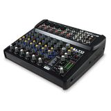 Tümleşik efektli Alto Professional ZMX122FX Compact 8 kanallı ses mikseri, dört XLR mikrofon girişi ve iki stereo giriş