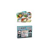 Tummy Time Aynalı Zeka Kartları Ve Benim Adım Hayvanlar 6'lı Kitap SETİ