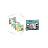 Tummy Time Aynalı Zeka Kartları Ve Kids Babies 3 Boyutlu, Hareketli Kitaplar 5'li Set Pop-UP