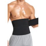 Tummy Wrap Waist Trainer Inceltici Bele Dolamalı Kum Saati Görünüm Sıkılaştırı Bel Korsesi - Siyah - 001 - Standart