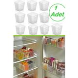 TUMU LIFE 1 Adet Buzdolabı Kapak Içi Düzenleyici Organizer | Buzdolabı Içi Düzenleyici Ve Banyo Organizeri