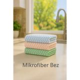 TUMU LIFE 1 Adet Mikrofiber Bez 28x30, Süper Emici Mercan Polar Kumaş, Koku Yapmaz, Nem ve Bakteri Önler Çeyiz